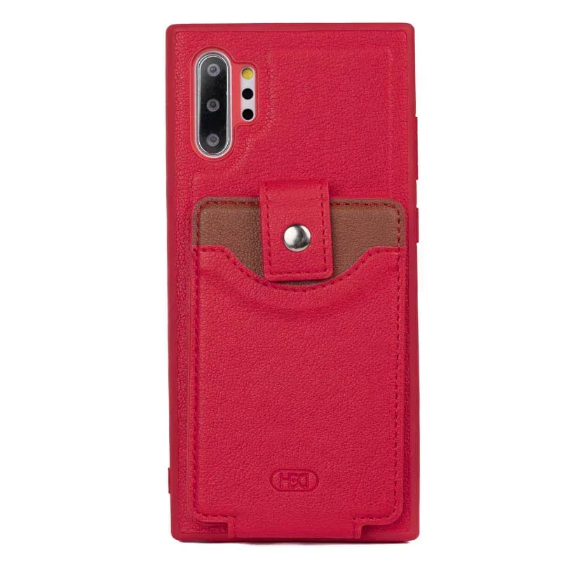 Hdd Leather Card Case Samsung Note 10 Plus - Three