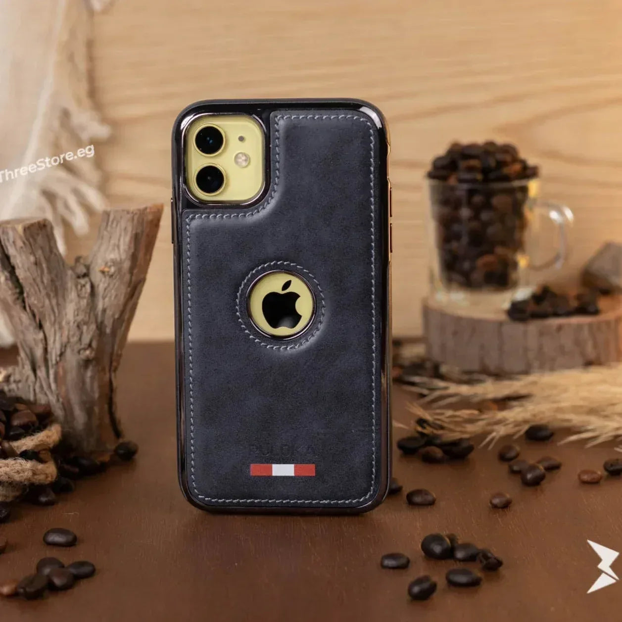 Puloka HandMade Leather Case iPhone 11 - Three