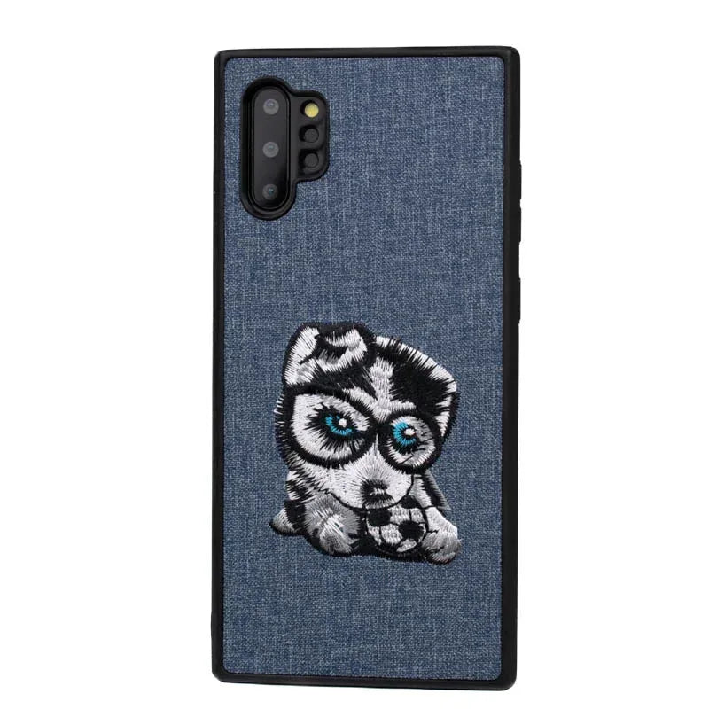 iRon Fabric Animals Case Samsung Note10 Plus - Three