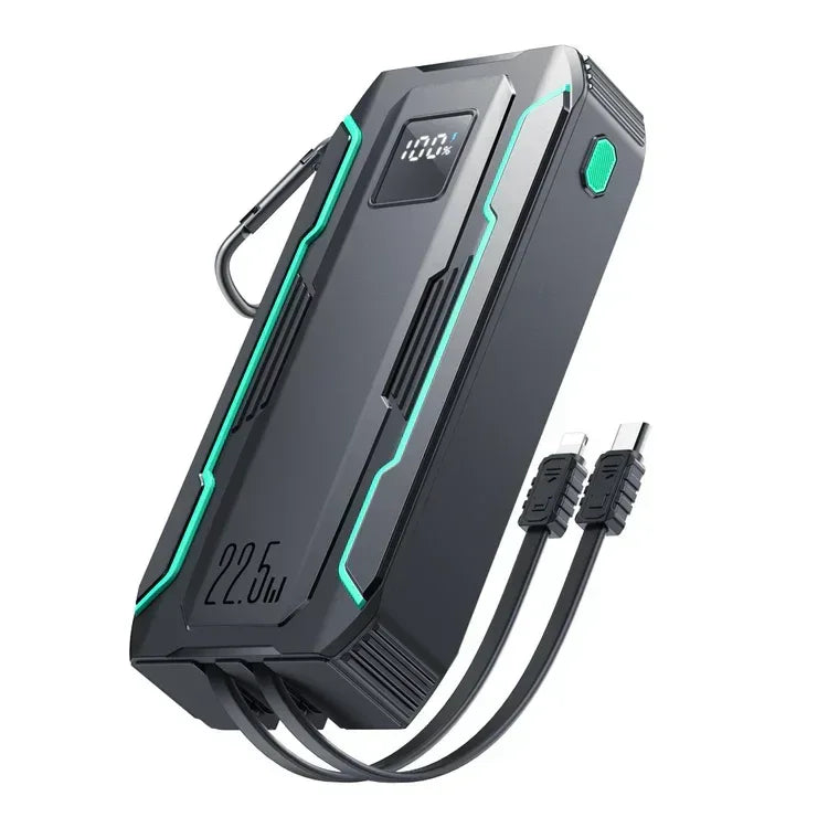 Joyroom 22.5W Power Bank with Built in 2in1 Cables 10000mAh JR-L017 - Three