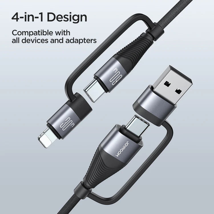 Joyroom 60W 4-in-1 Fast Charging Data Cable A37