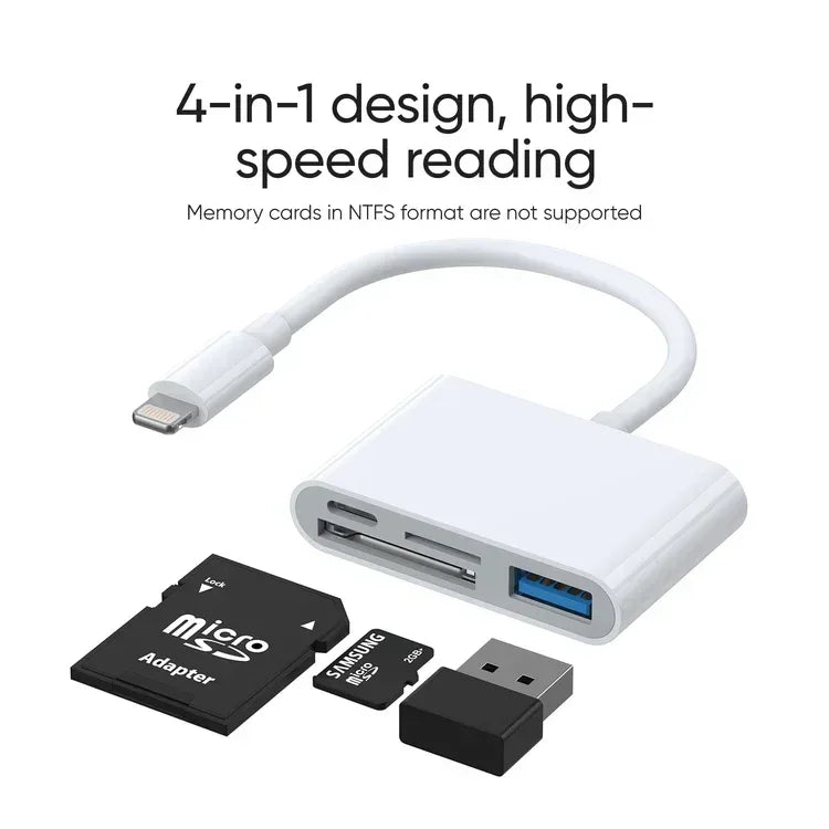 Joyroom Card Reader 4x1 S-H142 - Three