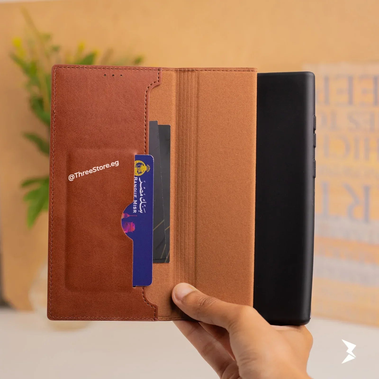 Cradle Flip Leather Case Samsung Note 10 Plus - Three