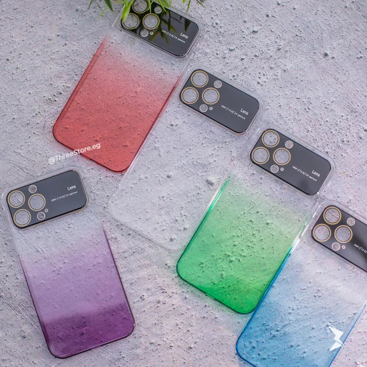 Gradient Acrylic Armor Case iPhone 13 - Three