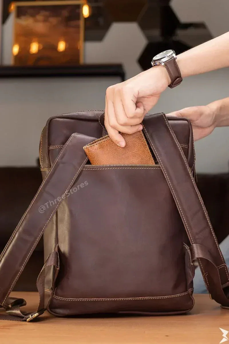 N Elegance Leather Bag - Three