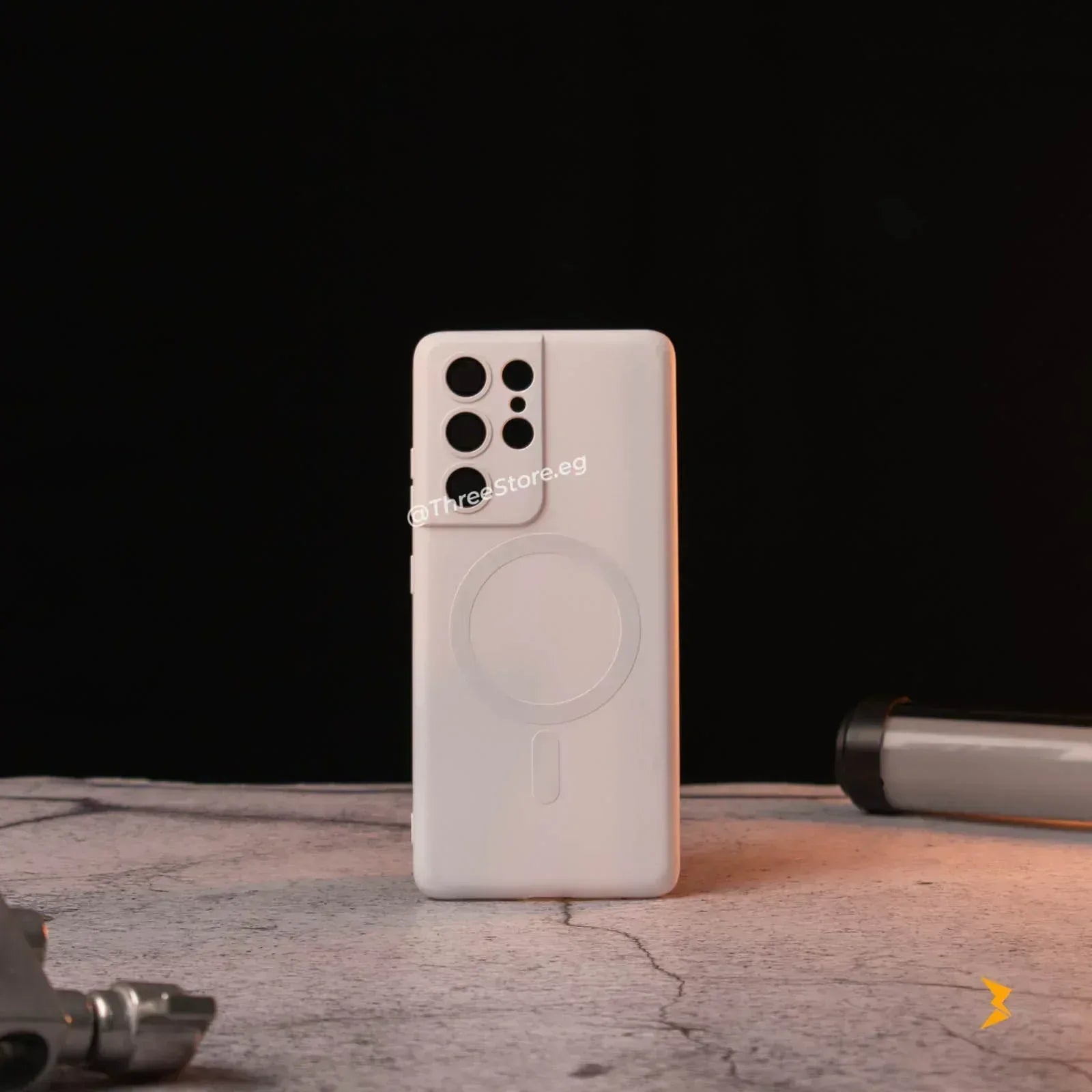 Floveyoo Silicone Magsafe Case Samsung S21 Ultra - Three