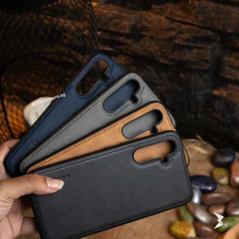 Cradle Leather Case Samsung A54 - Three