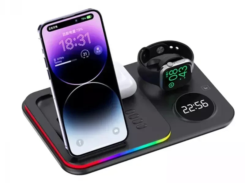 5 in 1 Wireless Charger Station Dock A82 - Three