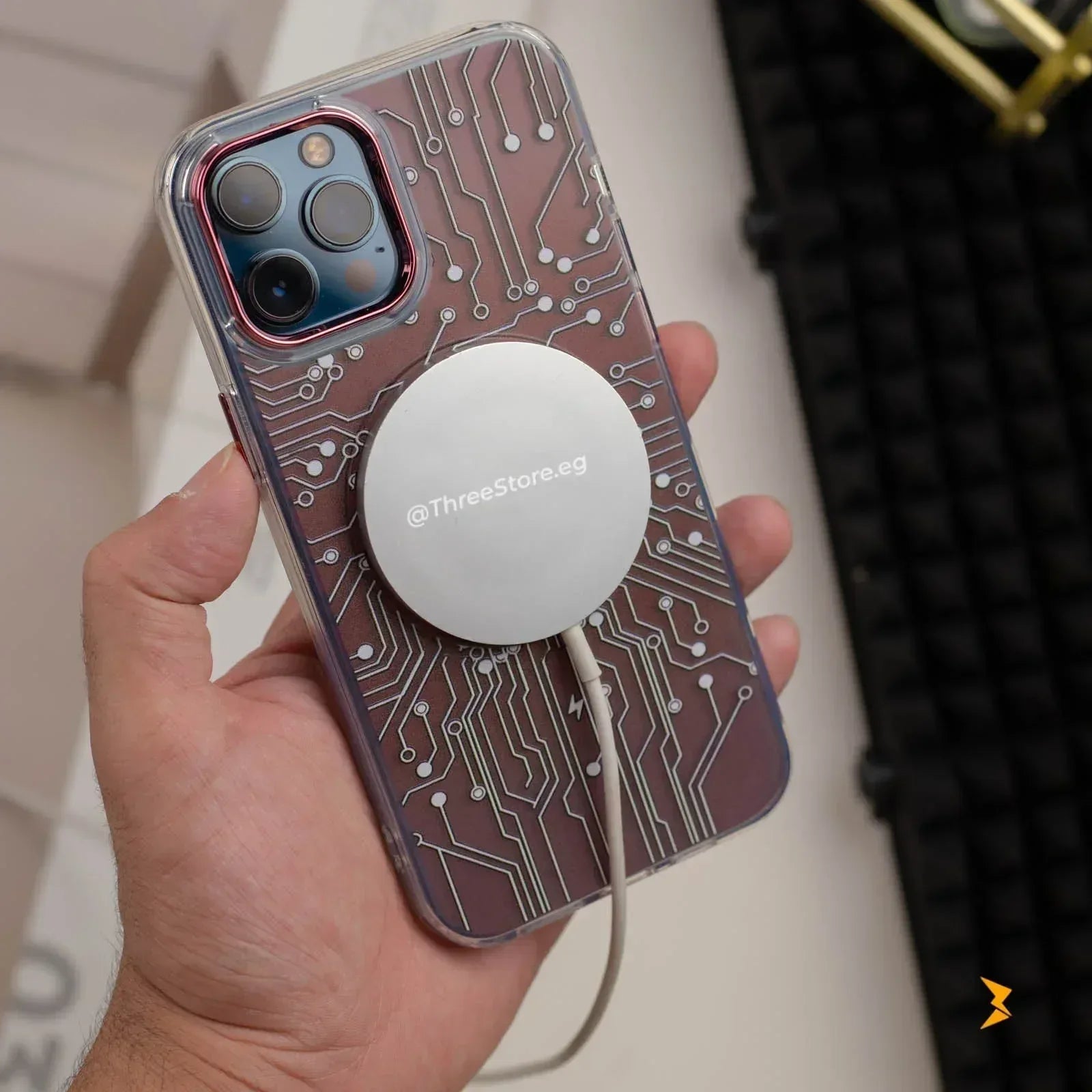 Circuit Board Magnetic Magsafe Phone Case iPhone 14 Pro Max - Three