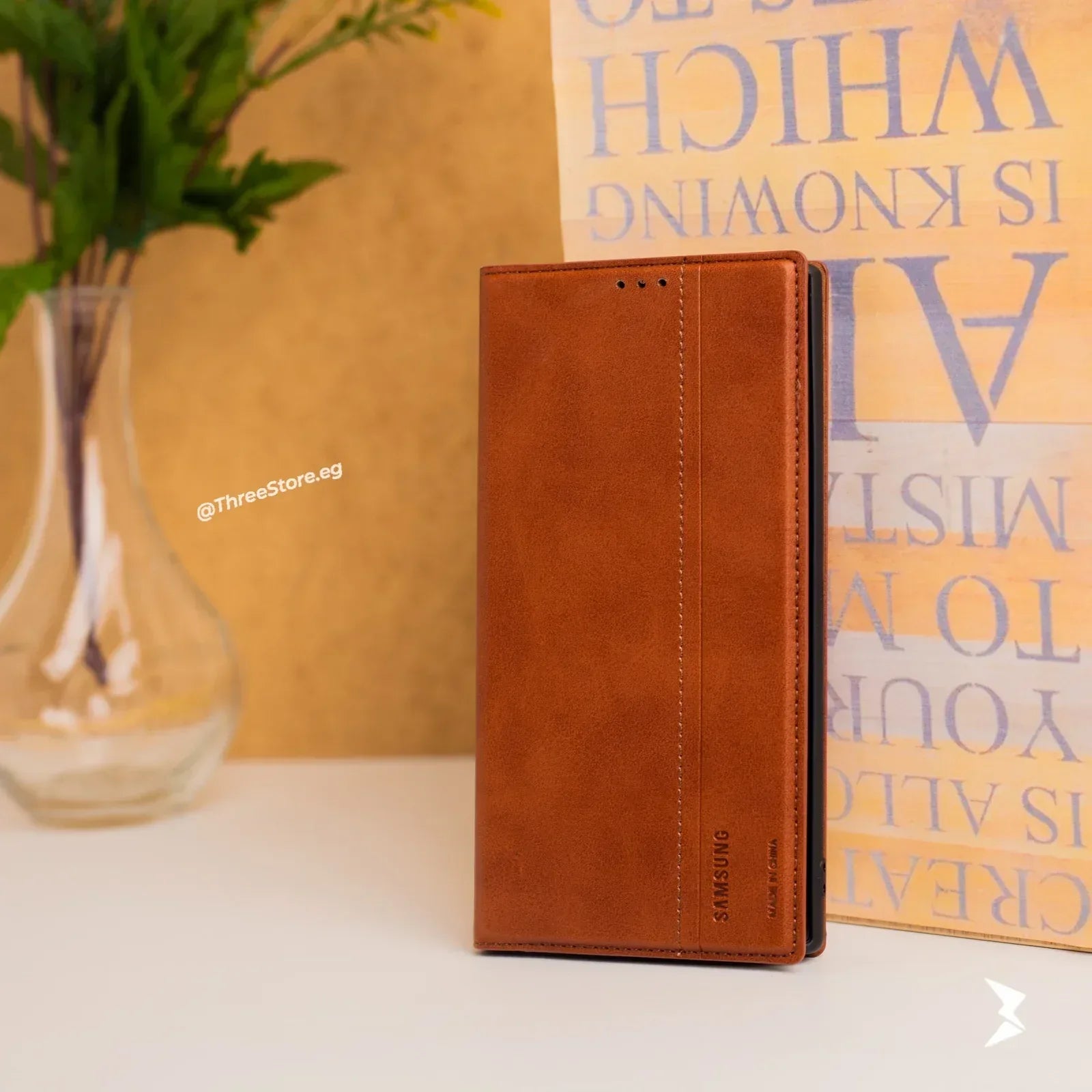 Cradle Flip Leather Case Samsung Note 10 Plus - Three
