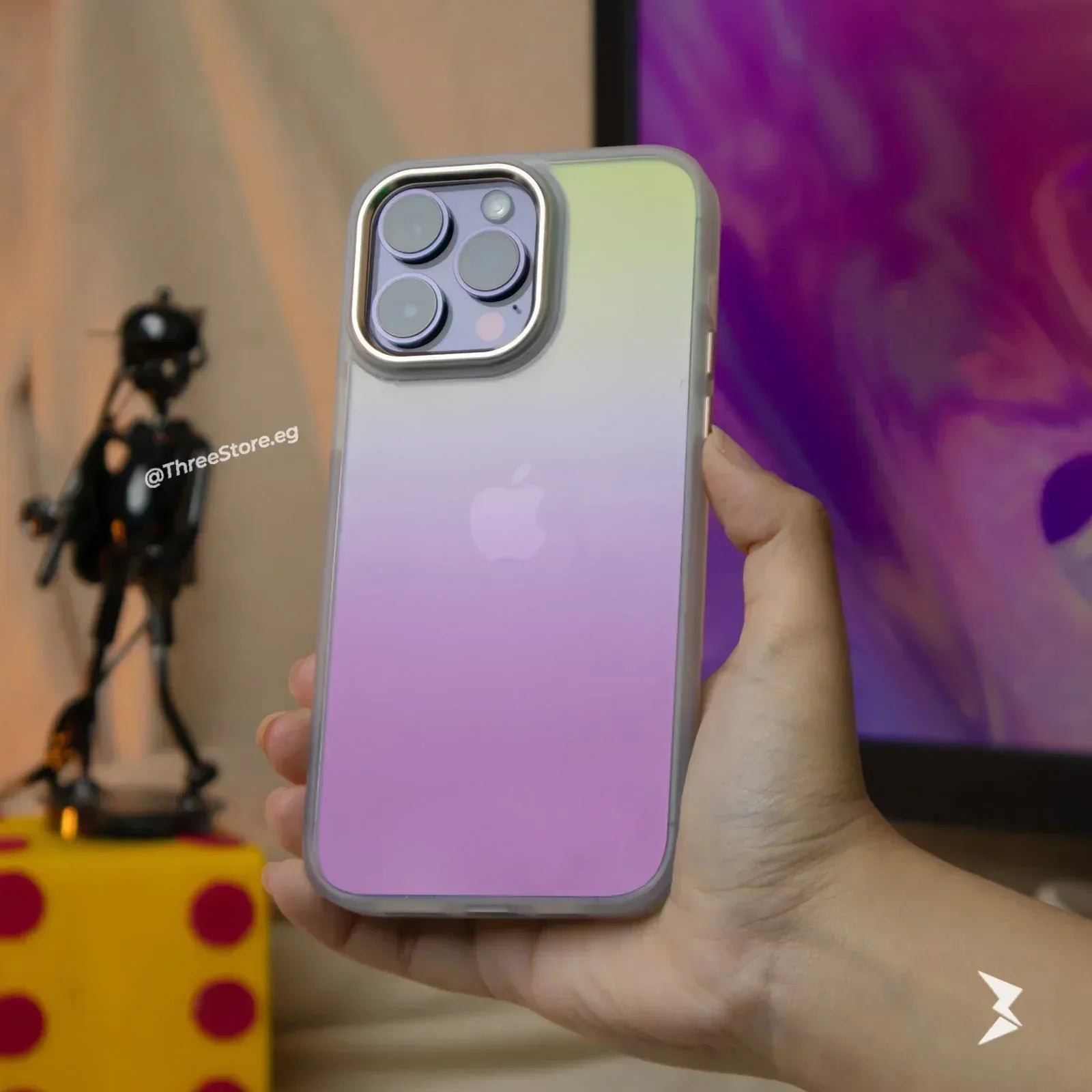 Lanex Fashion Plating Case iPhone 15 Pro Max - Three