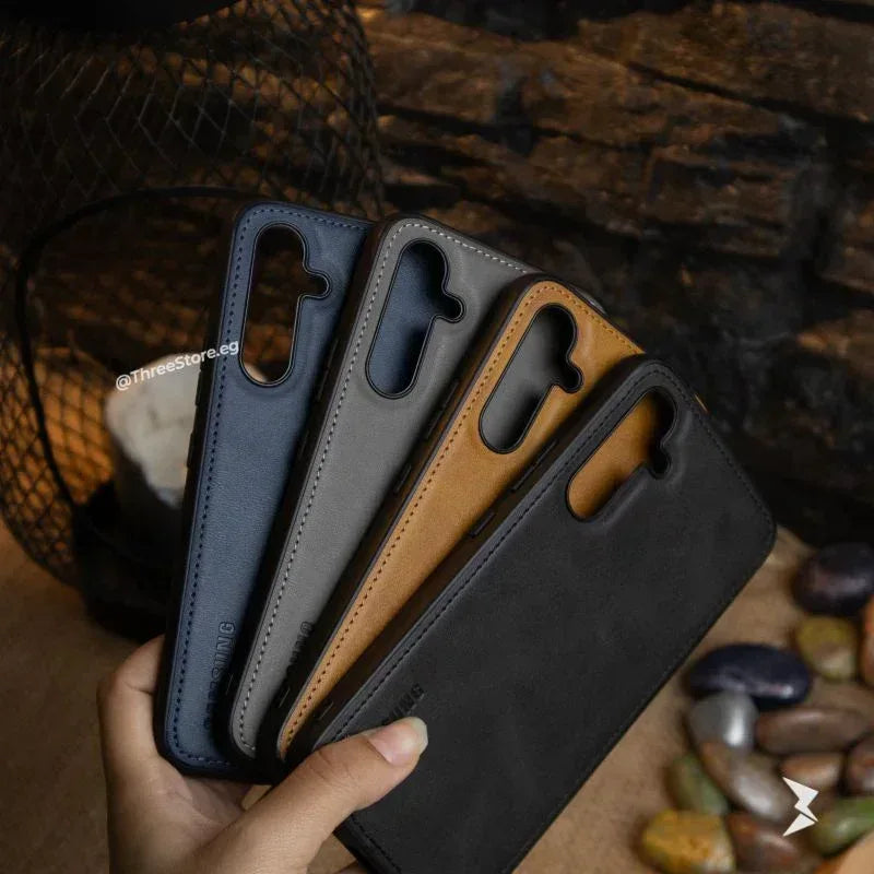 Cradle Leather Case Samsung A54 - Three