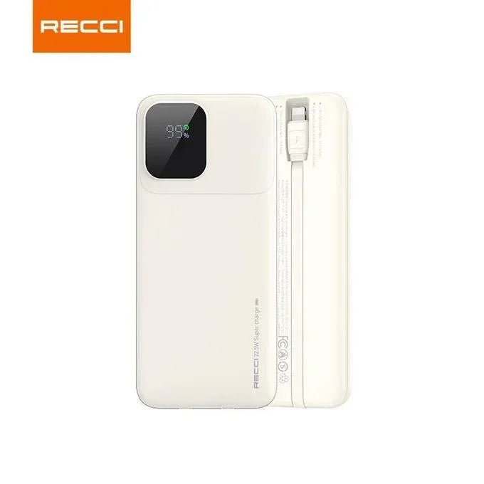 Recci 22.5W PD 20W Fast Charging 20000 mAh Power Bank RPB-P68 - Three