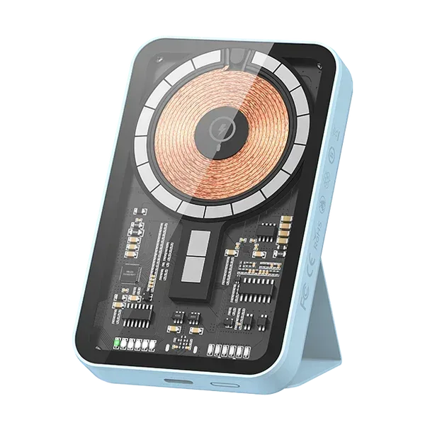 Recci Mars Transparent Magnetic Power Bank 5000mAh RPB-W07 - Three