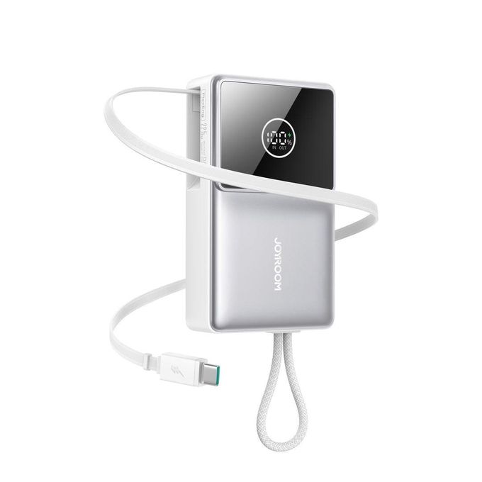 JOYROOM 22.5 W 10000mAh Power Bank With Built-in Retractable USB-C JR-PR1