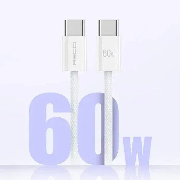 Recci PD 60W Type-C To Type-C Cable RS-13CC - Three