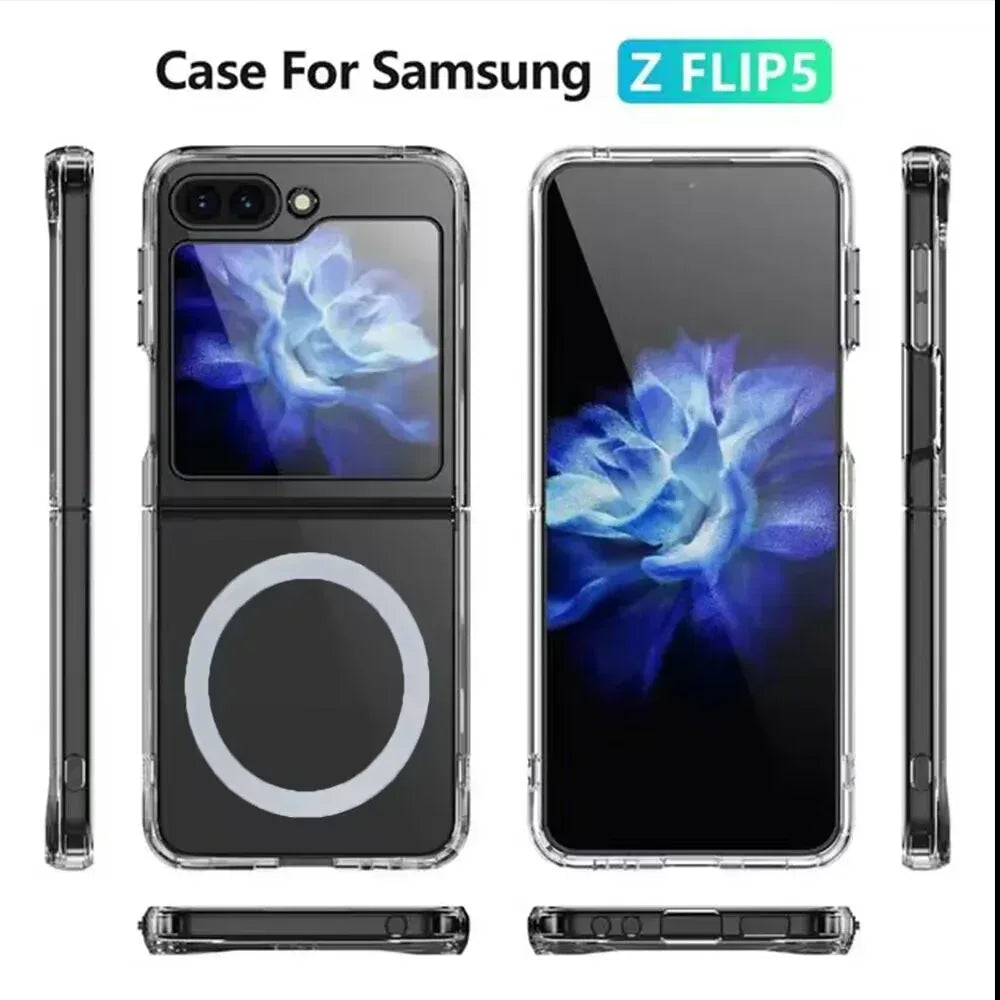 Transparent Magsafe Case Samsung Z Flip 5 - Three