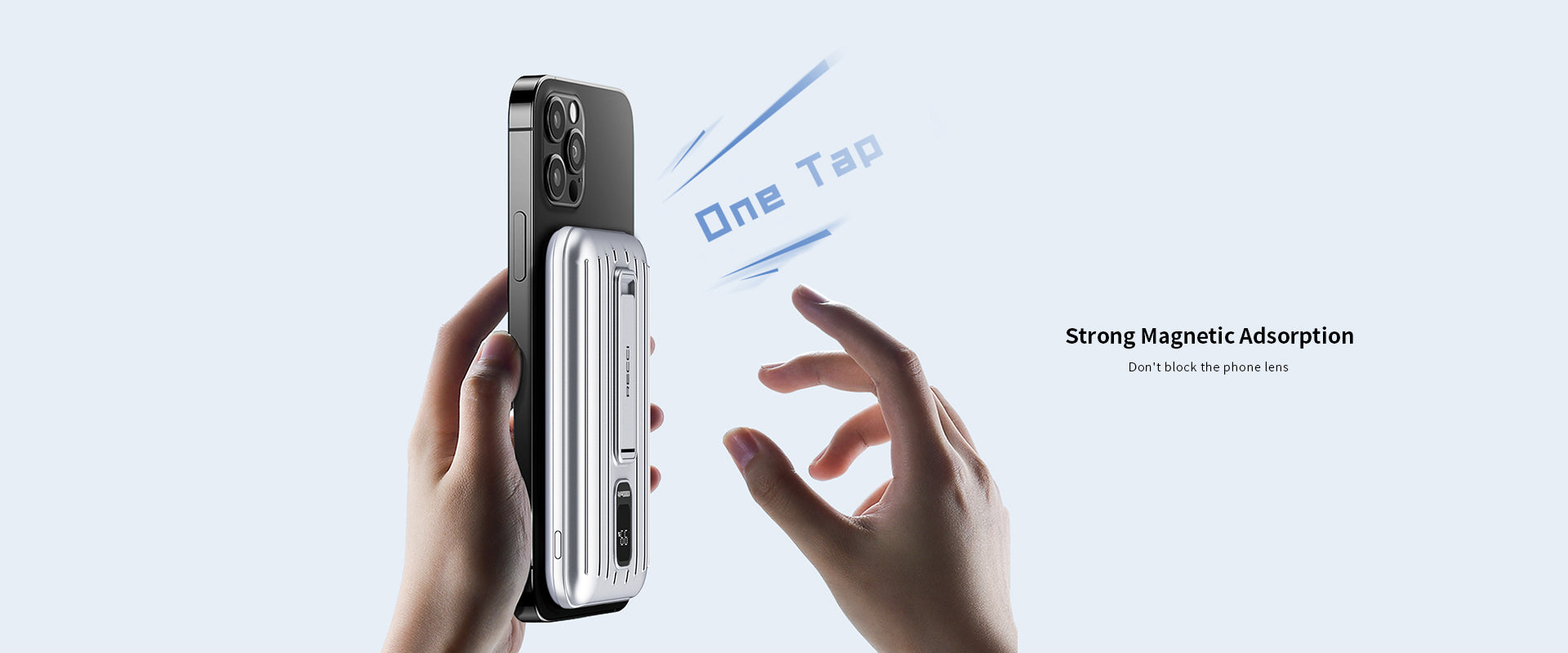 Recci Suitcase Magnetic Power Bank 10000 MAh RPB-P23