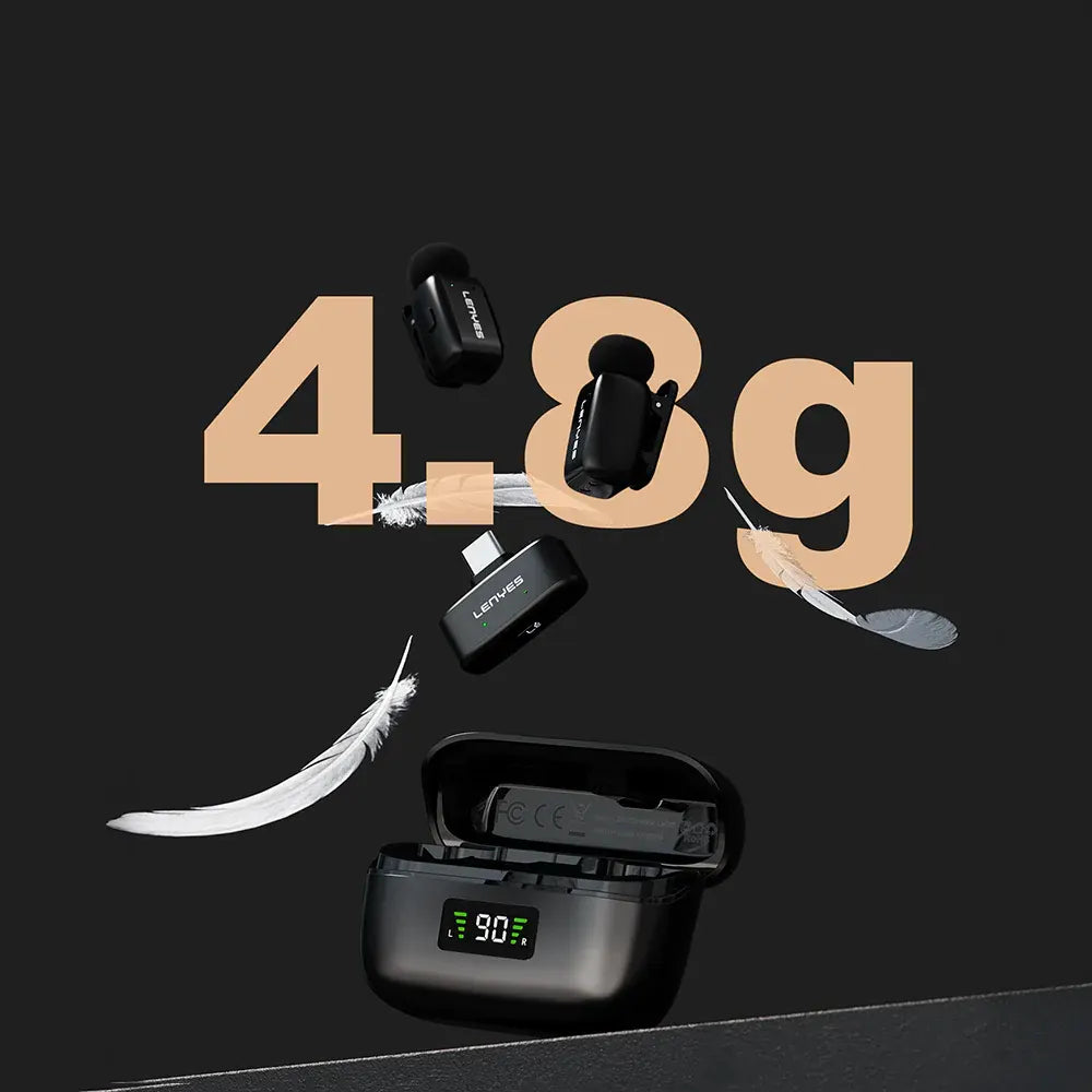 Lenyes Type-C 3-Level Noise Reduction Wireless Microphone LM206-TC