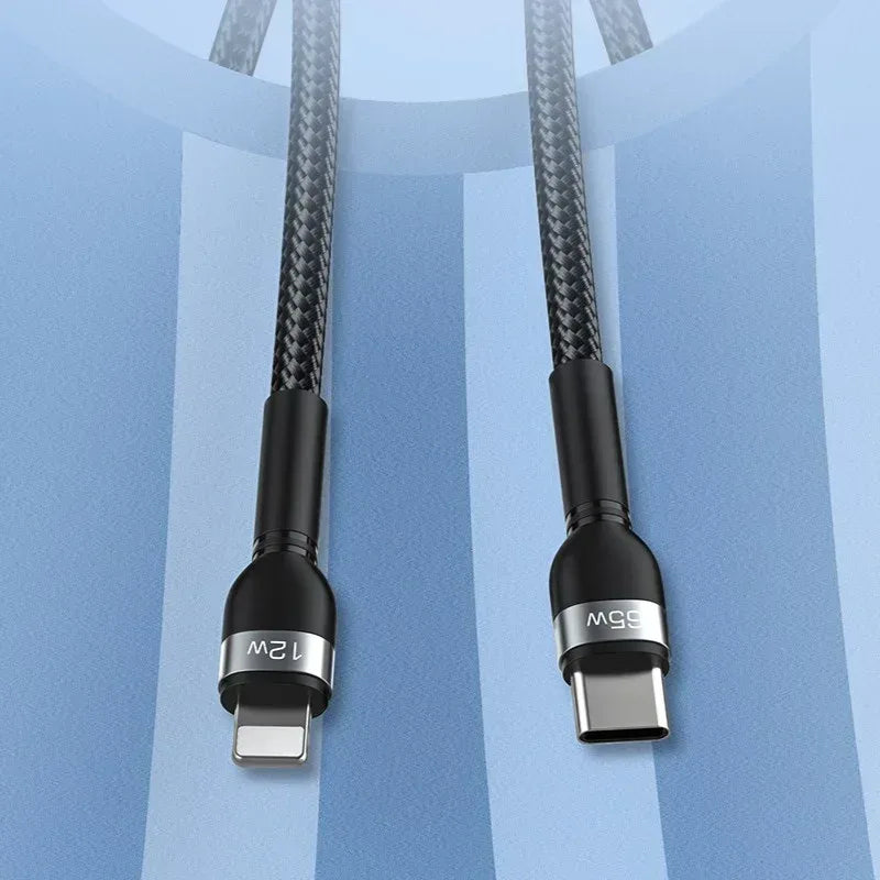 Recci Skyline PD 65W 2-in-1 Type-C & Lighting Cable RTC-T16 - Three