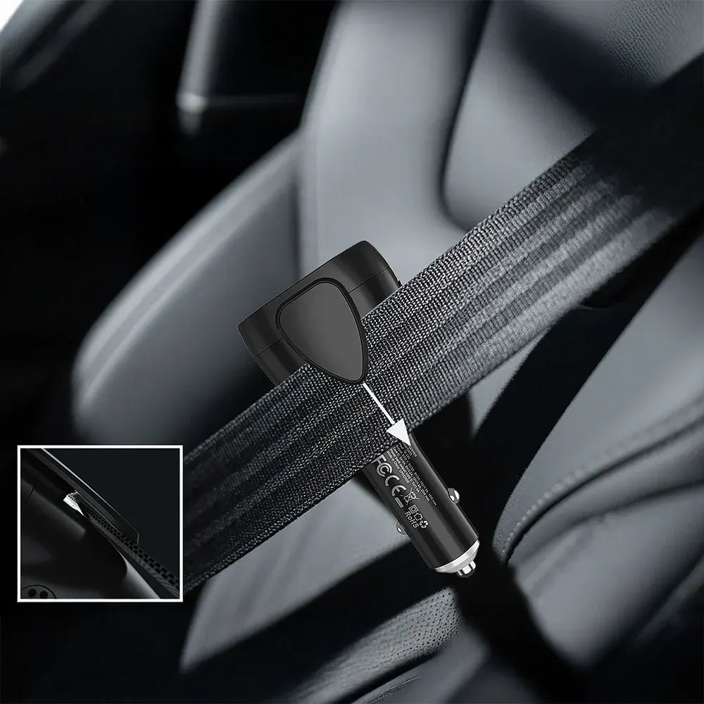 Lenyes 3-in-1 Car Charger Power Bank LED Flashlight CA70