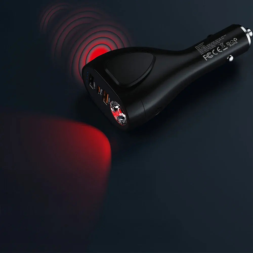 Lenyes 3-in-1 Car Charger Power Bank LED Flashlight CA70