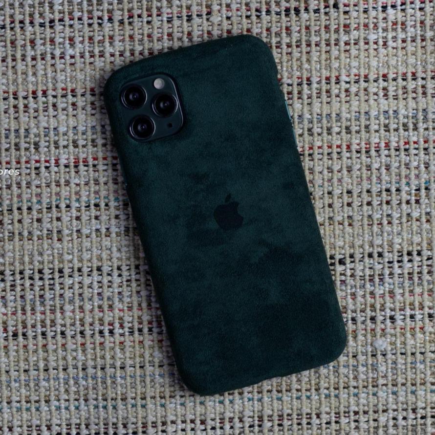 Alcantara Case iPhone 12 Pro Max - Three