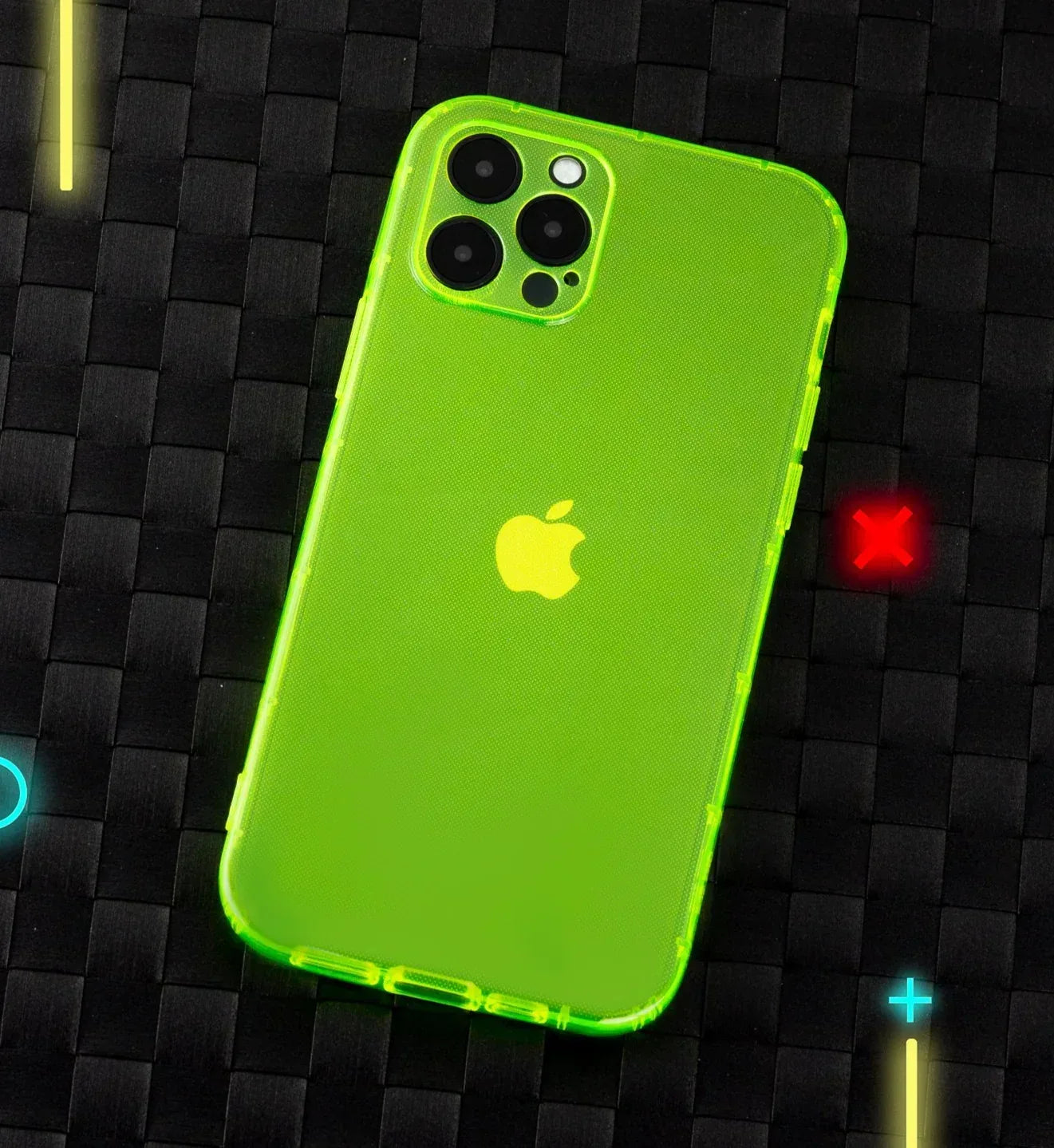 Q series Neon Fluorescent Case iPhone 12 Pro - Three