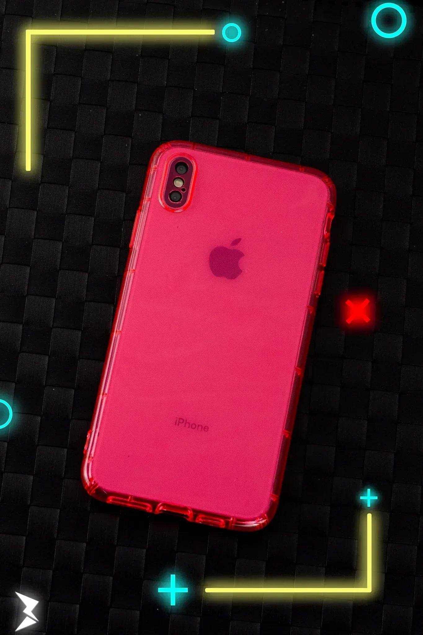 Q series Neon Fluorescent Case iPhone X Max - Three