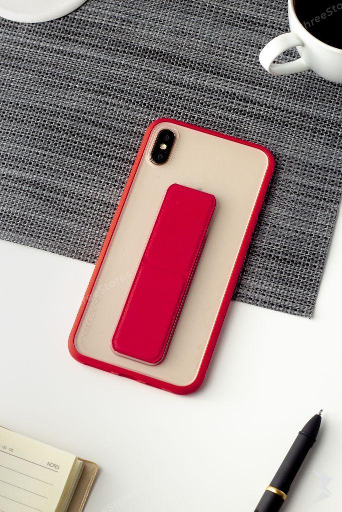 Vertical Hand Strap Case iPhone X - Three
