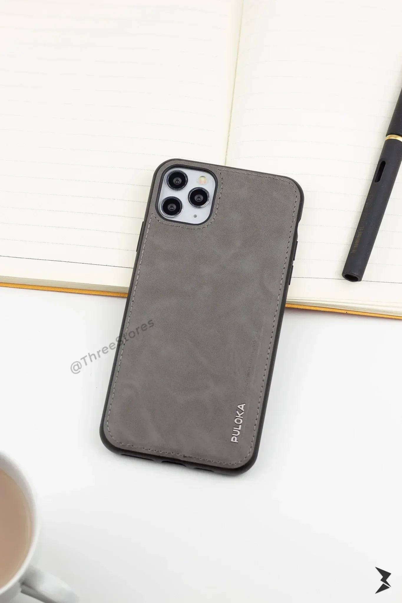 Puloka Leather Case iPhone 11 Pro Max - Three