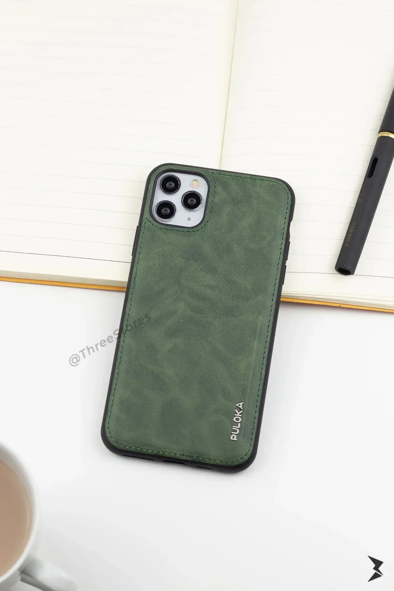 Puloka Leather Case iPhone 11 Pro Max - Three