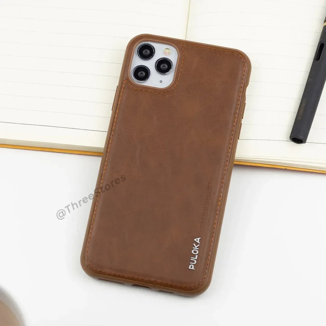 Puloka Leather Case iPhone 11 Pro Max - Three