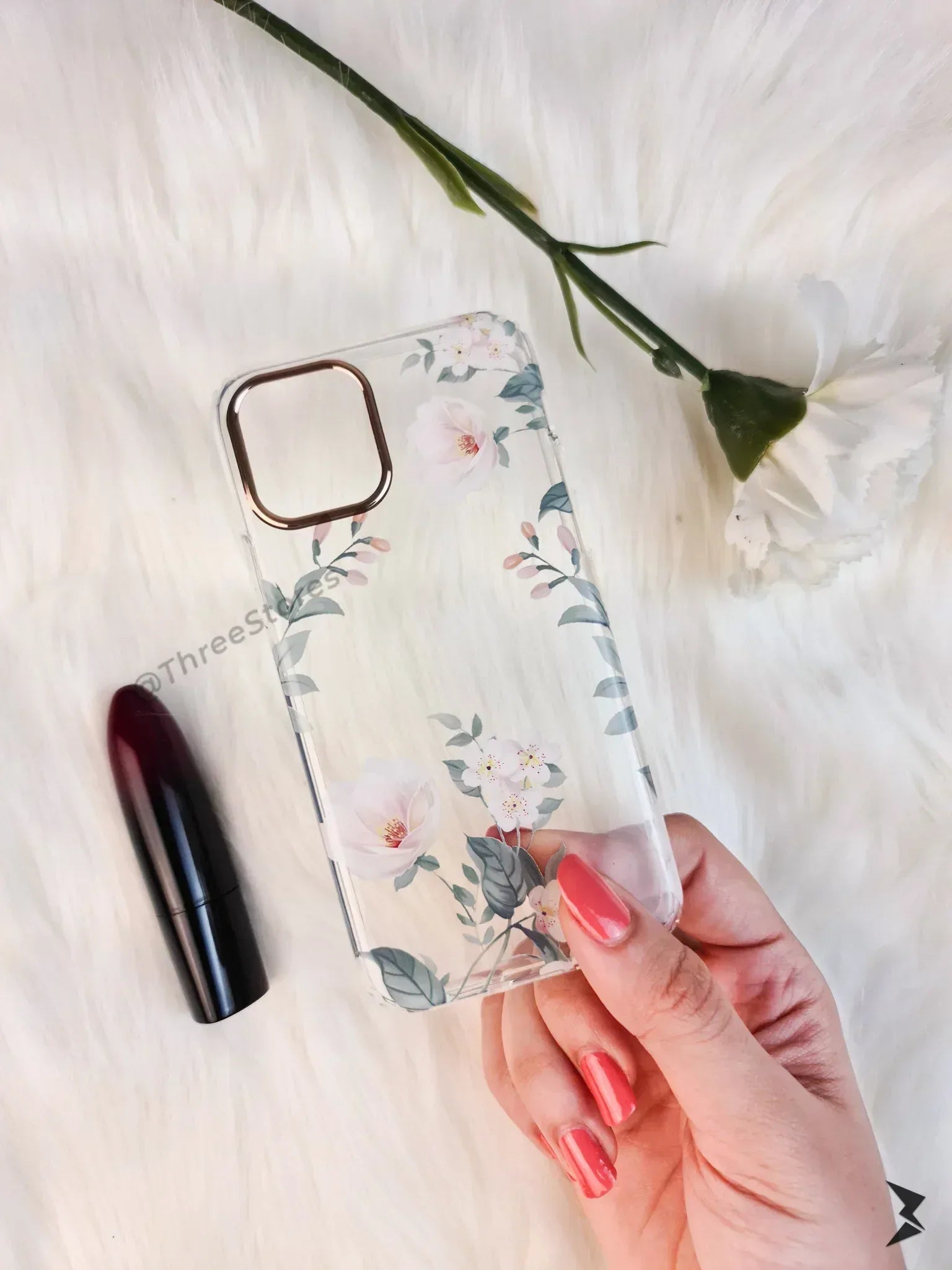 Qy yang Flower Case iPhone 11 - Three