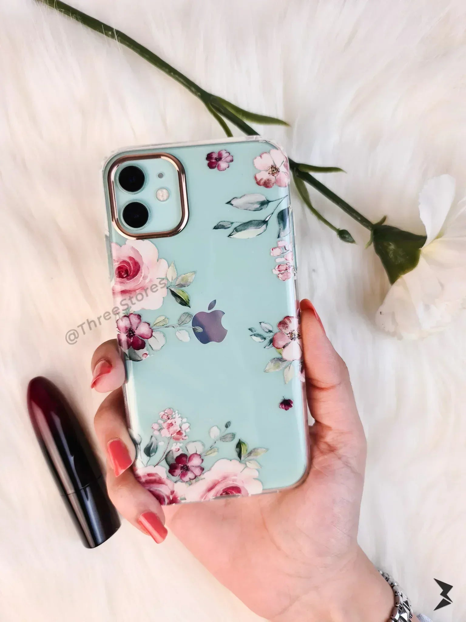 Qy yang Flower Case iPhone 11 - Three