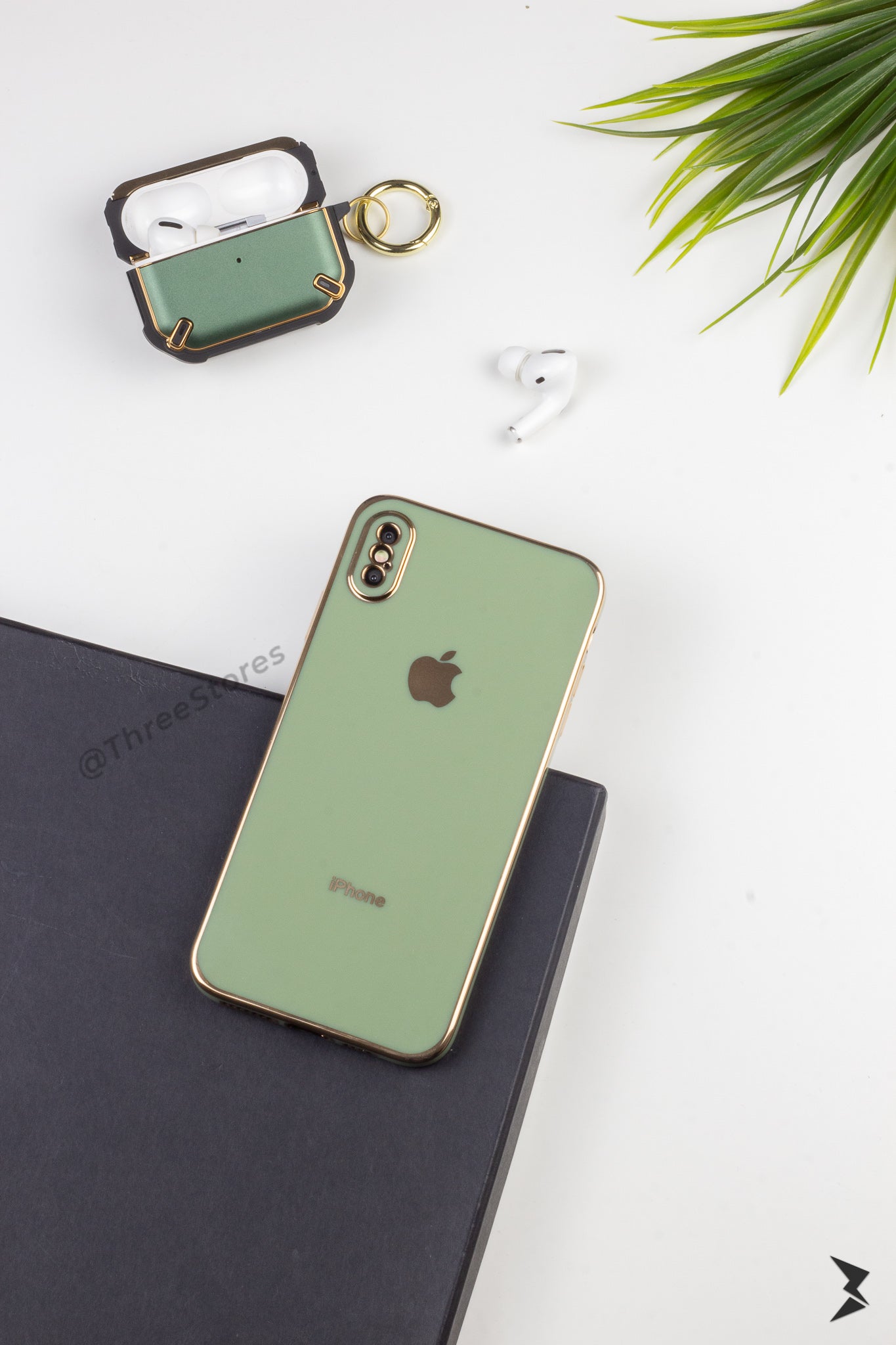 Plating Gold Lens Protection Case iPhone X Max