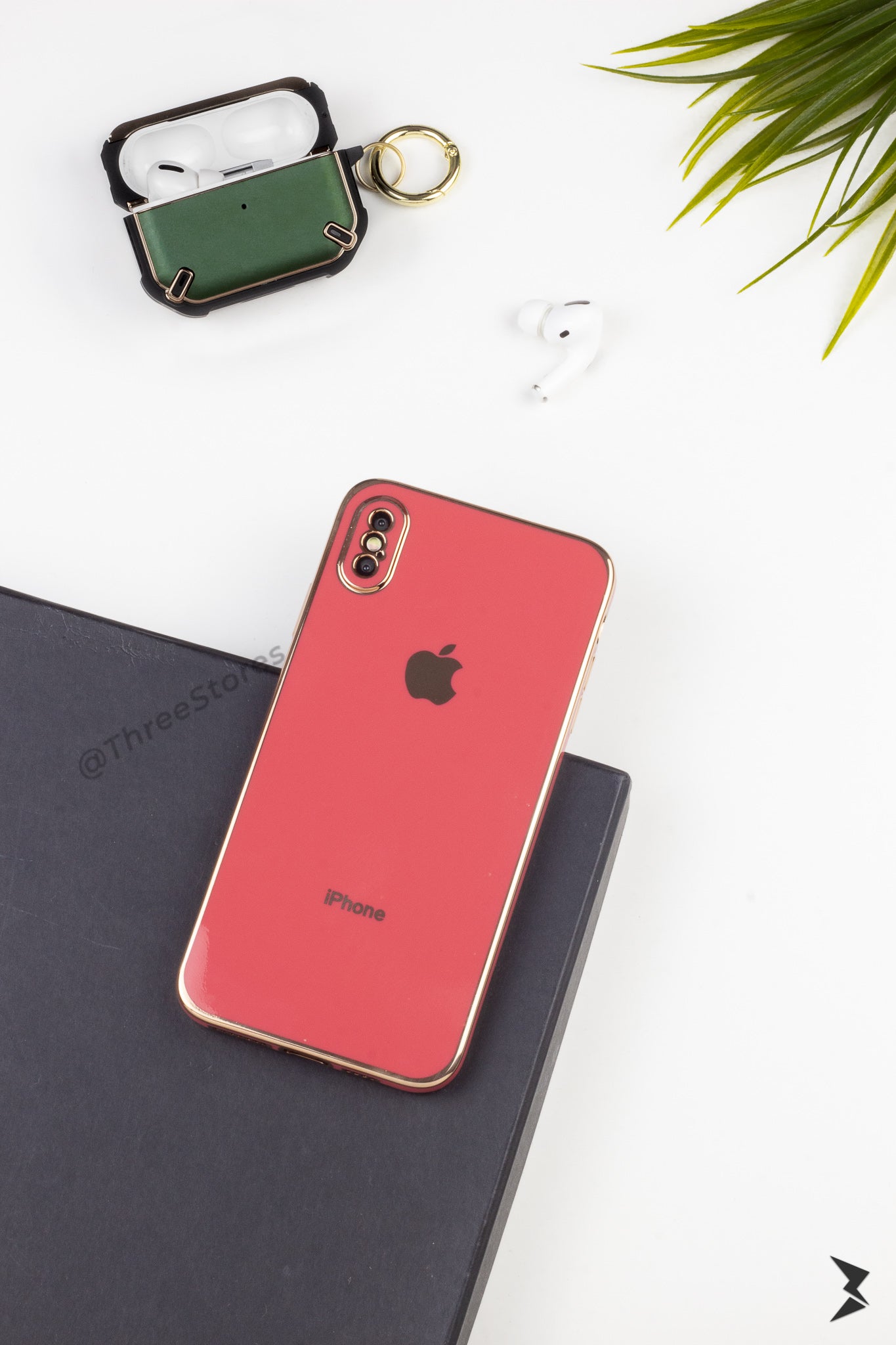 Plating Gold Lens Protection Case iPhone X Max