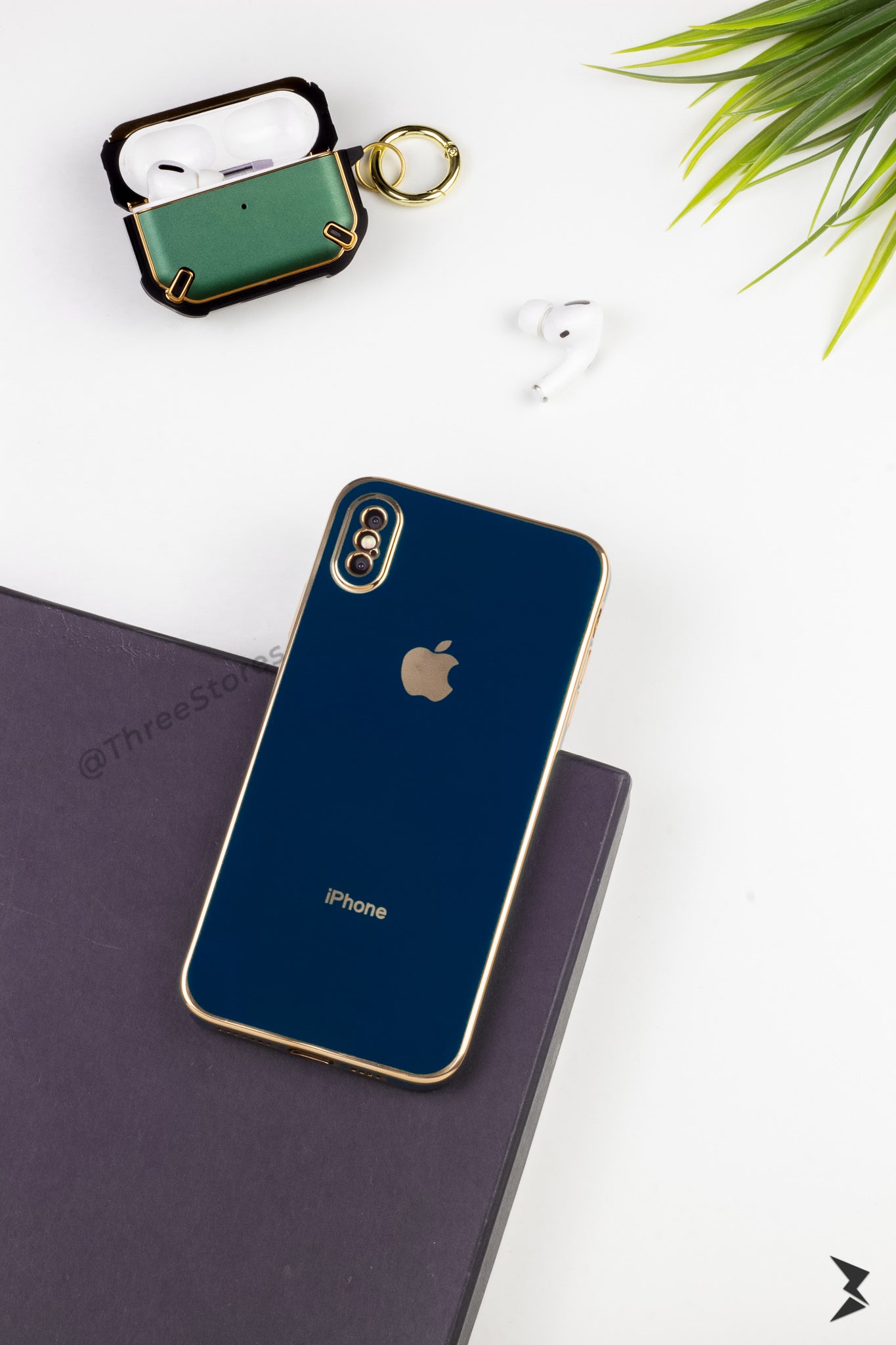 Plating Gold Lens Protection Case iPhone X Max