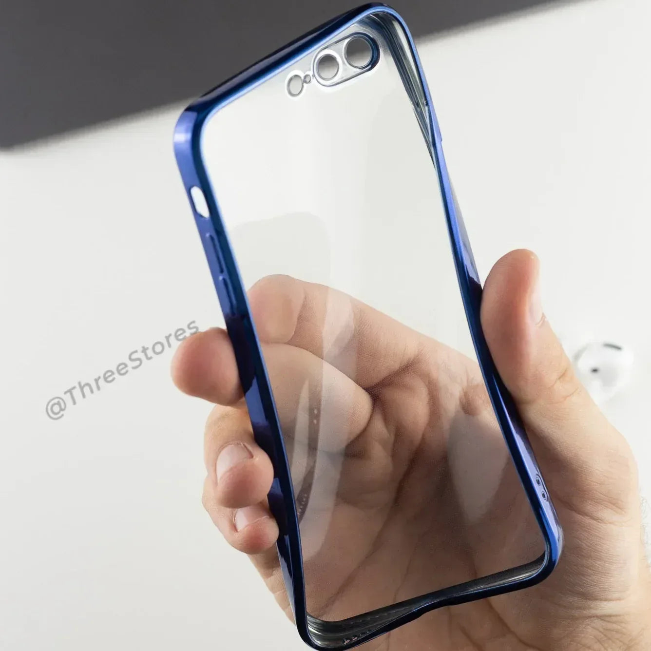 QY Glossy Transparent Camera Protective Case iPhone 7 /8 Plus - Three