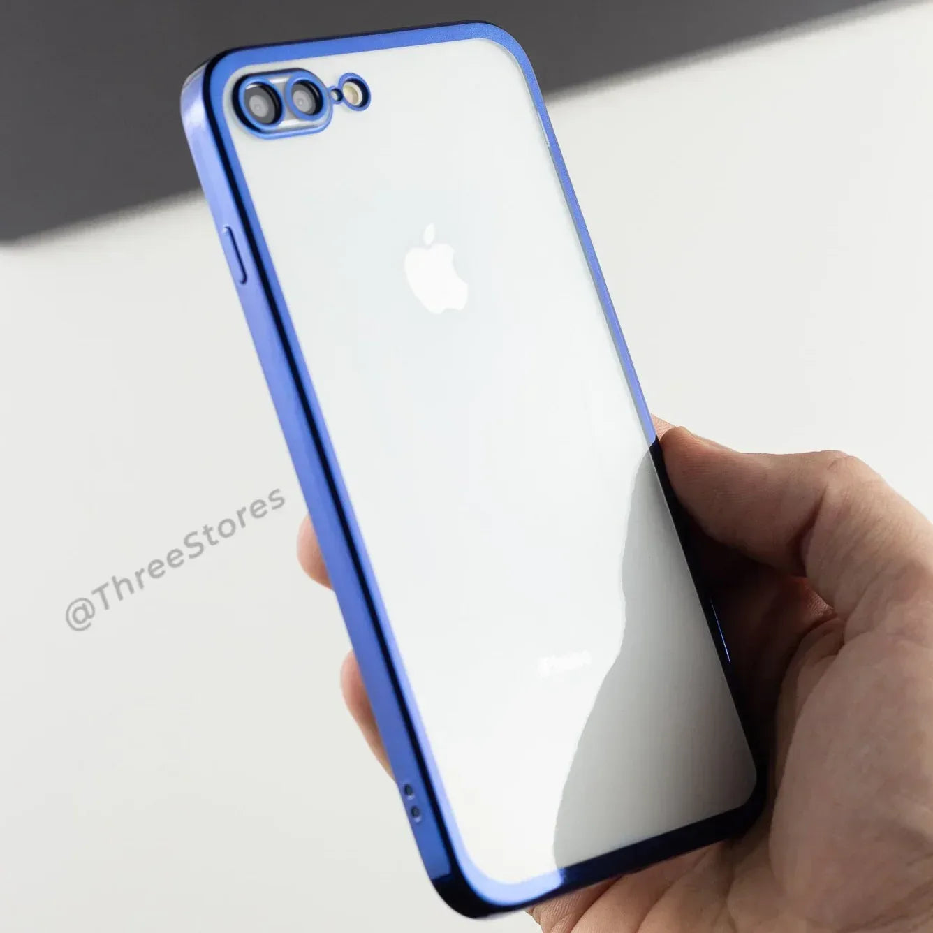 QY Glossy Transparent Camera Protective Case iPhone 7 /8 Plus - Three