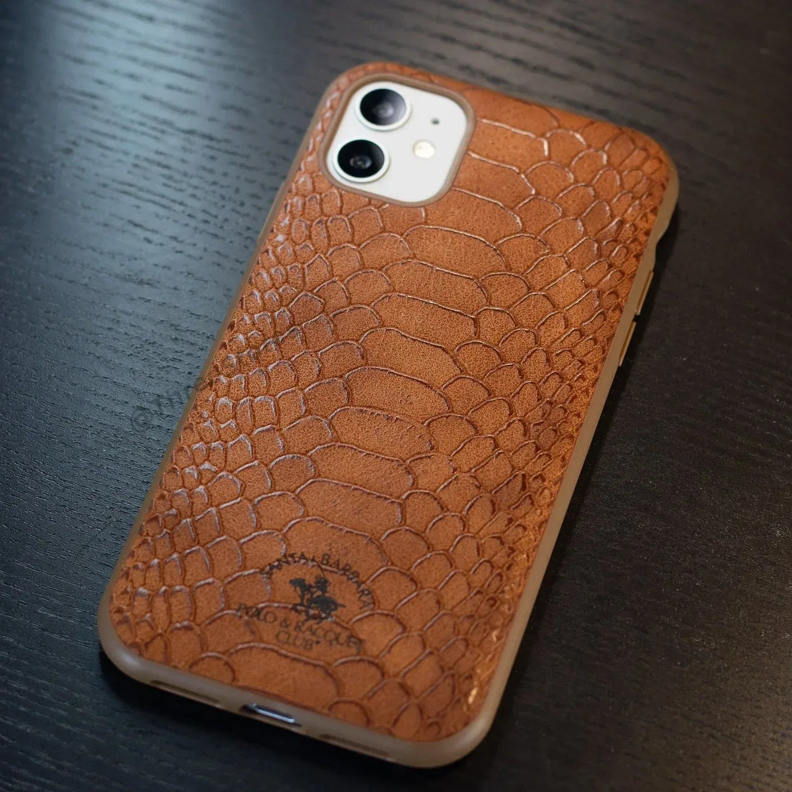 Santa Alligator Leather Case iPhone 11 - Three