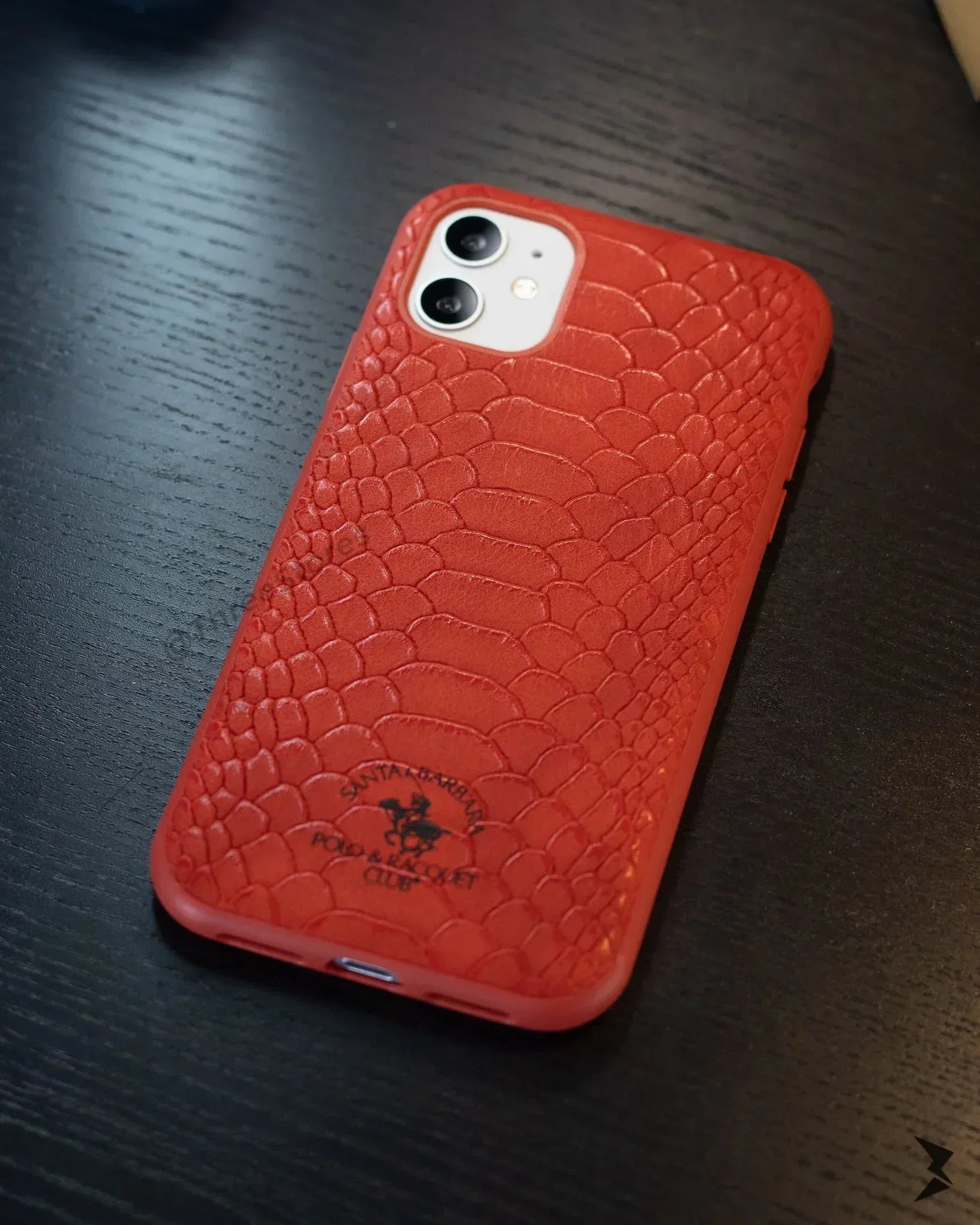 Santa Alligator Leather Case iPhone 11 - Three