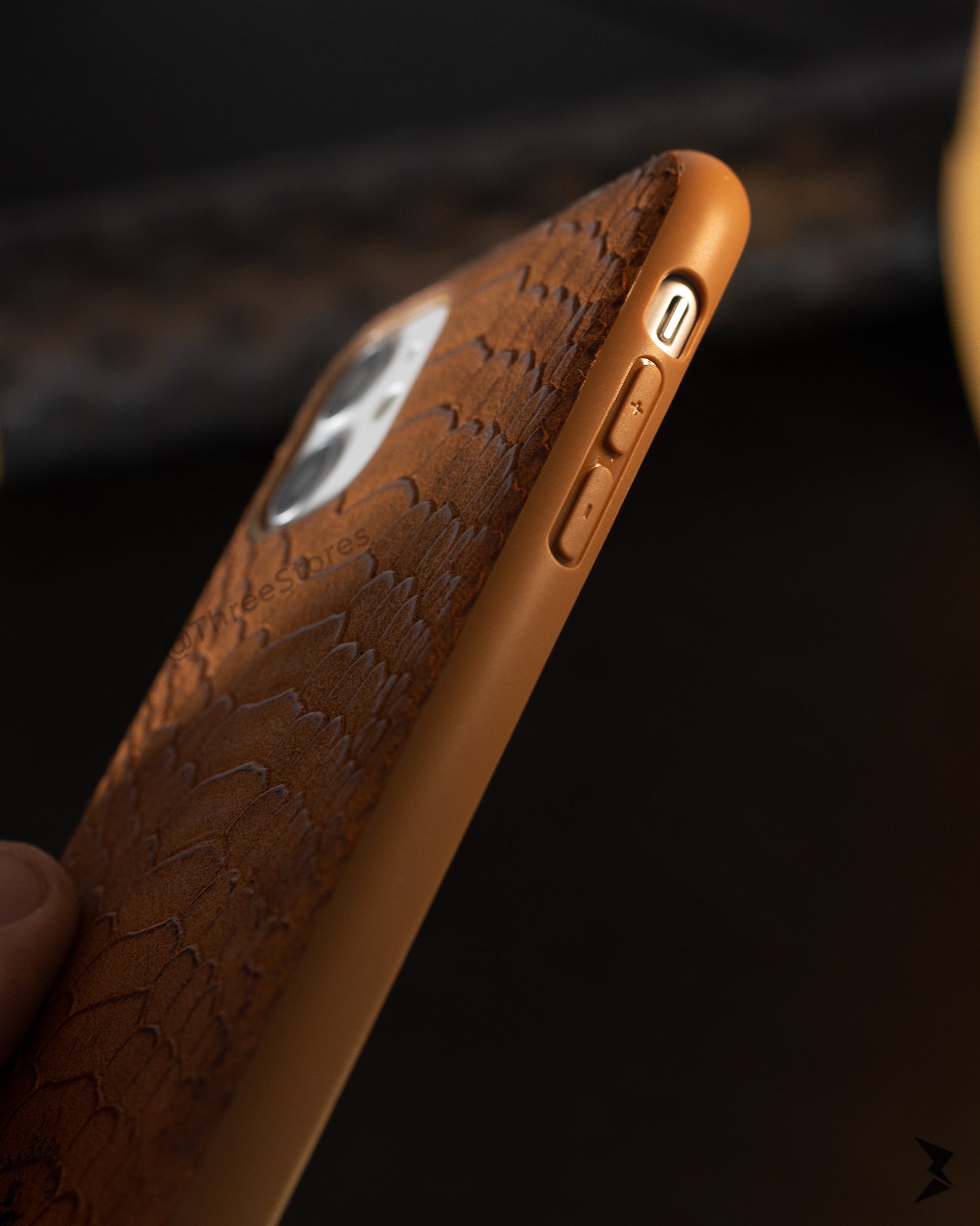 Santa Alligator Leather Case iPhone 11