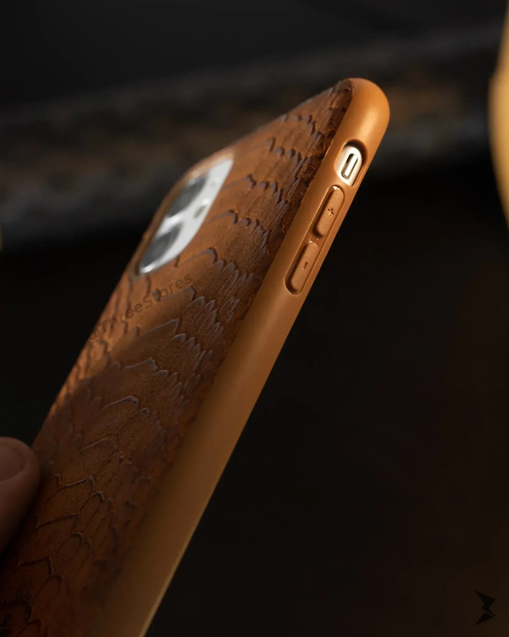 Santa Alligator Leather Case iPhone 11 - Three