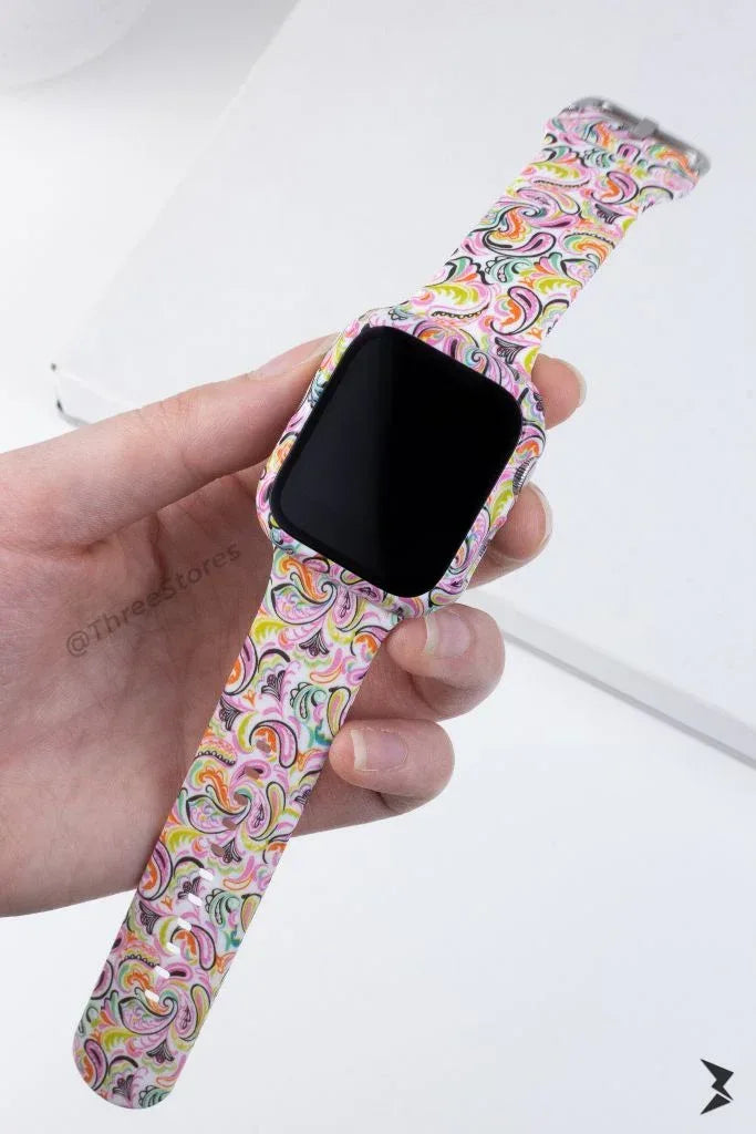Silicone Printed Watch Band - Three