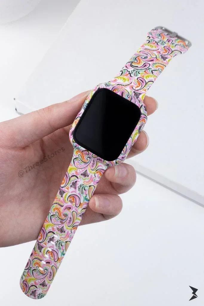 Silicone Printed Watch Band - Three