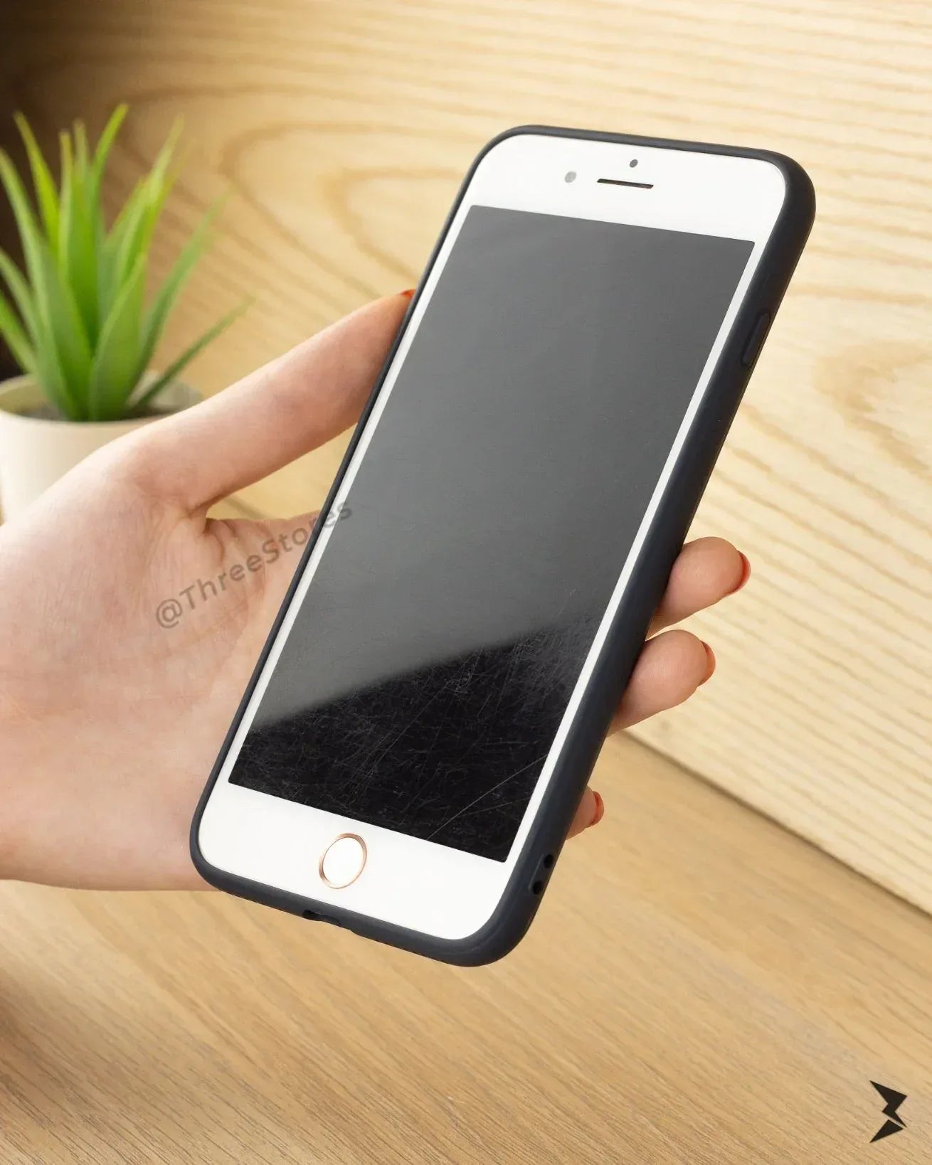 Slim Leather Case iPhone 7 / 8 Plus - Three