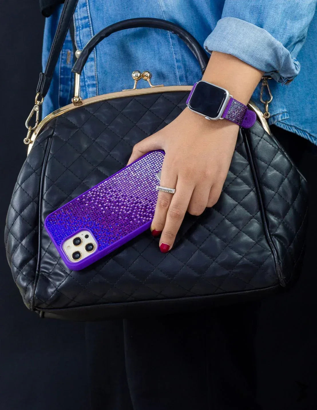 Swarovski Crystal Package Set Case iPhone 12 Pro Max - Three