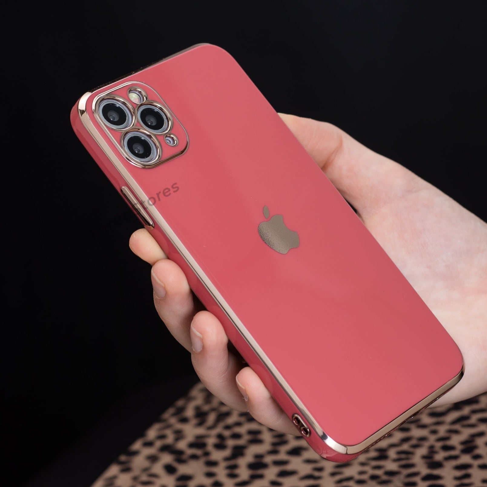 Plating Gold Lens Protection Case iPhone 11 pro