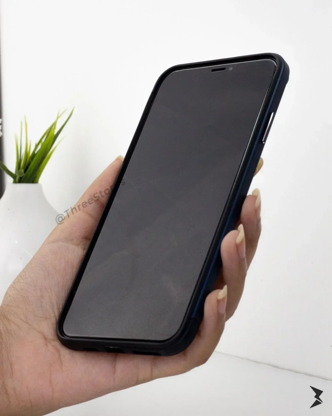 Qy TPU Transperant Case iPhone X - Three